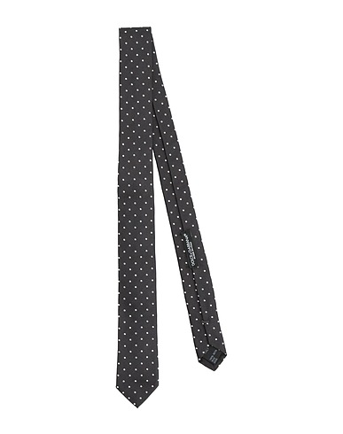 DOLCE&GABBANA Cravatte e papillon Antracite 100% Seta