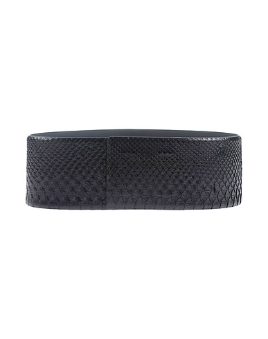 PLEIN SUD High-waist belt Black 100% Snakeskin