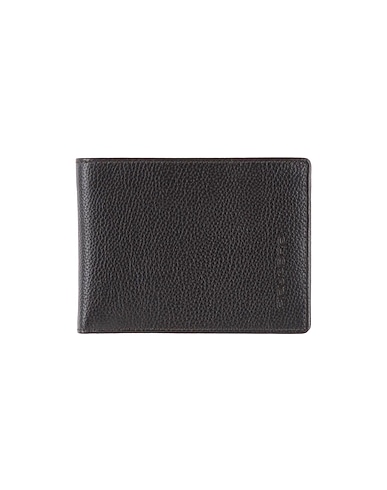 PIQUADRO Wallet Dark brown 100% Bovine leather