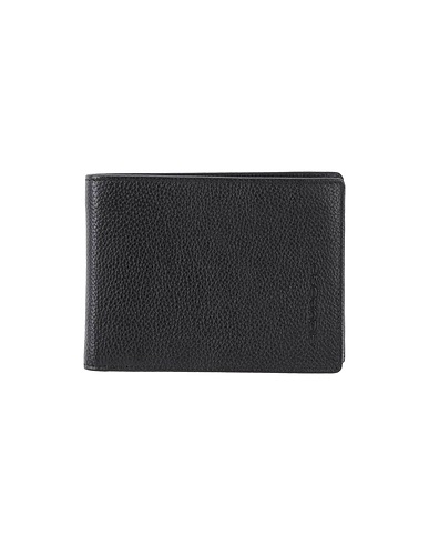 PIQUADRO Wallet Black 100% Bovine leather