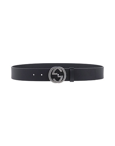 GUCCI Leather belt Black Soft Leather