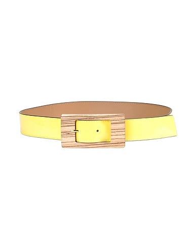 MARNI Regular belt Yellow Calfskin