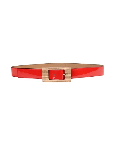 MARNI Regular belt Red Calfskin