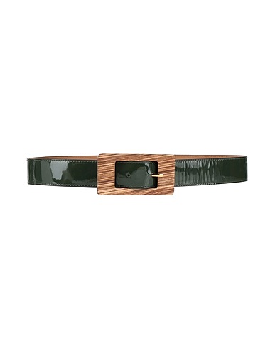 MARNI Regular belt Dark green Calfskin