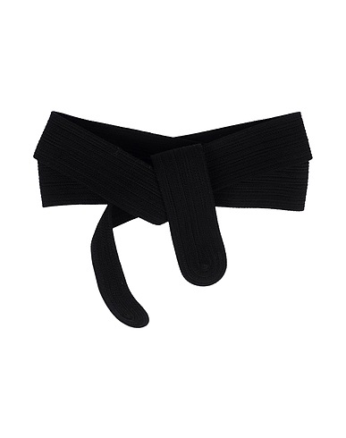 MARNI High-waist belt Black Cotton, Soft Leather