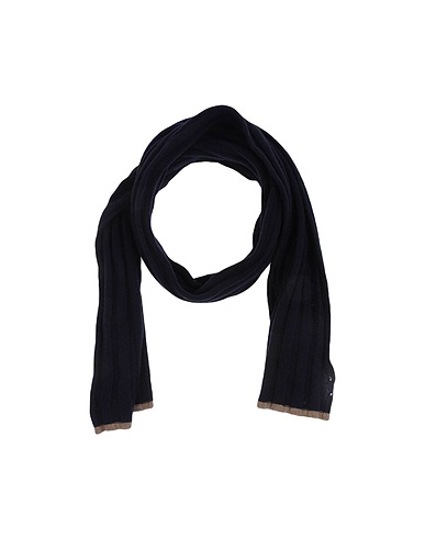 BRUNELLO CUCINELLI Scarves and foulards Midnight blue 100% Cashmere