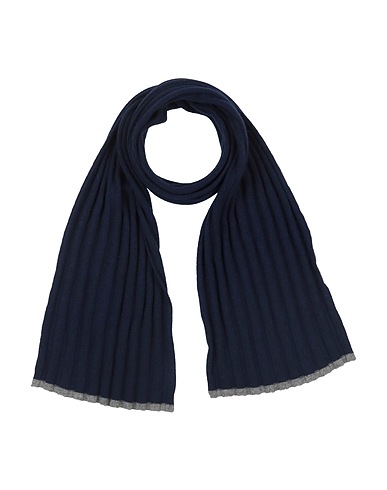 BRUNELLO CUCINELLI Scarves and foulards Navy 100% Cashmere
