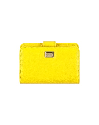 DOLCE&GABBANA 財布 イエロー 牛革（カーフ）