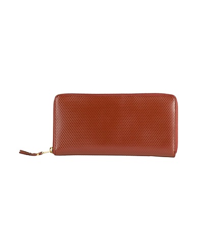 COMME des GARÇONS Wallet Chocolate brown 100% Cow leather