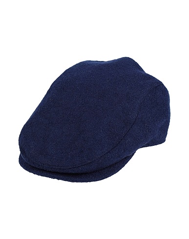 EMPORIO ARMANI Hat Midnight blue 70% Polyester, 30% Wool