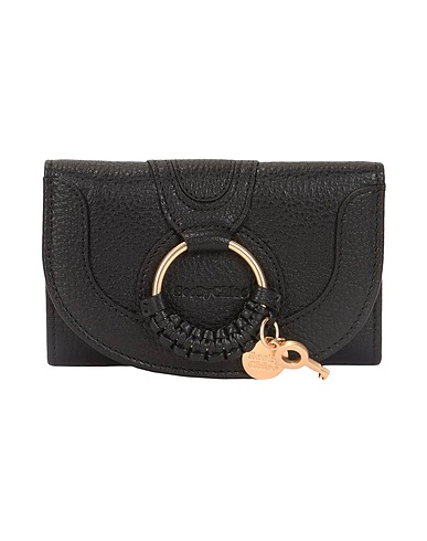 SEE BY CHLOÉ Wallet hana complete medium wallet
 Black 100% Goat skin