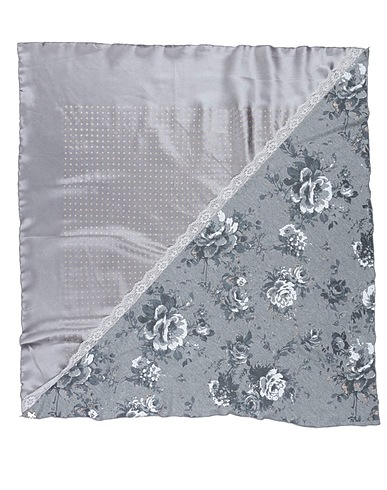 L:Ú L:Ú by MISS GRANT Scarves and foulards Grey 95% Polyester, 5% Elastane
