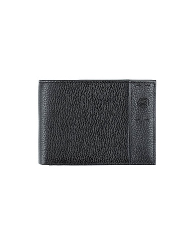 PIQUADRO Wallet Black Soft Leather