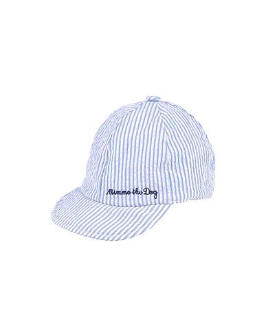 DOLCE&GABBANA Mützen & Hüte Himmelblau 99% Baumwolle, 1% Elastan