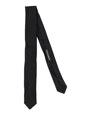 DOLCE&GABBANA Cravatte e papillon Nero 100% Seta