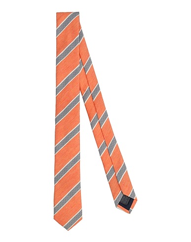 LIU •JO MAN Ties and bow ties Orange 70% Polyester, 30% Cotton