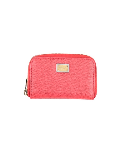 DOLCE&GABBANA Wallet Coral Calfskin