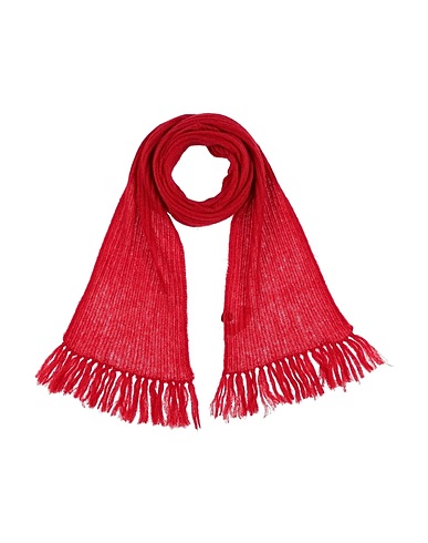 MP MASSIMO PIOMBO Scarves and foulards Red 67% Mohair wool, 28% Nylon, 5% Wool