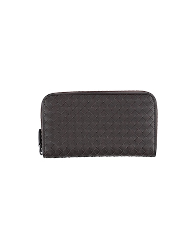 BOTTEGA VENETA Wallet Dark brown Soft Leather