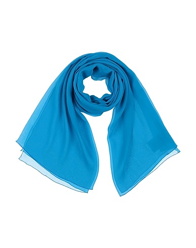ALBERTA FERRETTI Scarves and foulards Azure 100% Silk