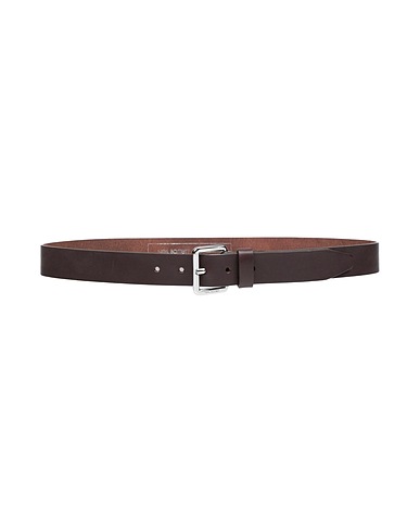 NEIL BARRETT Leather belt Dark brown Leather