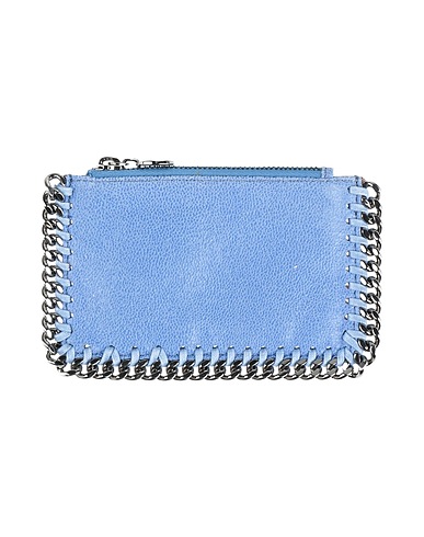 STELLA McCARTNEY Small Leather Goods Light blue Textile fibres
