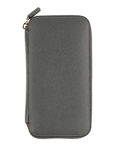 VALEXTRA Portafoglio Grigio Pelle
