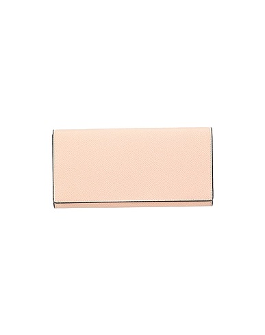VALEXTRA Wallet Pink Leather