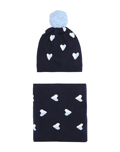 CHINTI & PARKER Scarves and foulards Midnight blue 90% Merino Wool, 10% Cashmere