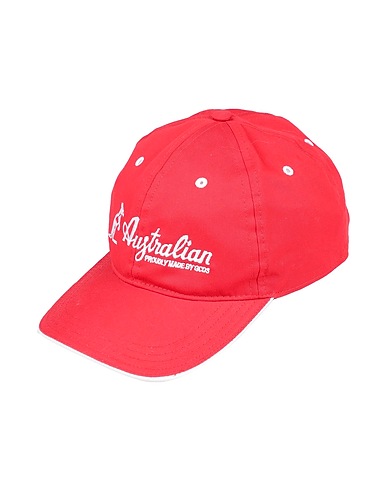 GCDS Hat Red 100% Cotton