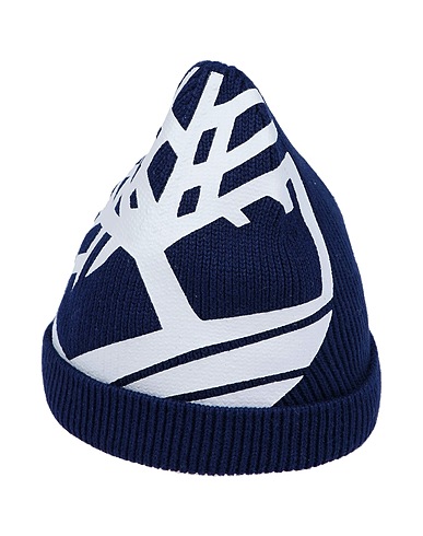 TIMBERLAND Hat Midnight blue 100% Cotton