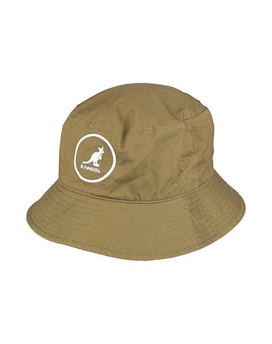 KANGOL Cappello Verde militare 100% Cotone