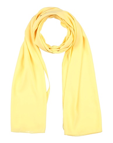 LANACAPRINA Scarves and foulards Yellow 100% Polyester