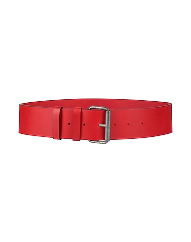 ASPESI Belts Red 100% Cow leather