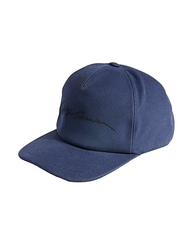 GIORGIO ARMANI Hat Navy 100% Cotton