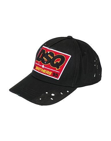 DSQUARED2 Hat Black 100% Cotton