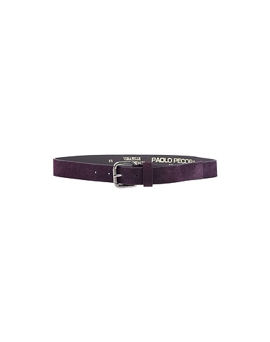PAOLO PECORA Small Leather Goods Plum Leather