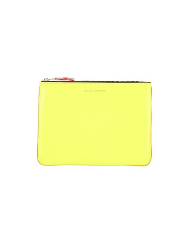 COMME des GARÇONS Pouch Yellow Goat skin