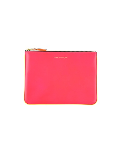 COMME des GARÇONS Pouch Fuchsia Goat skin