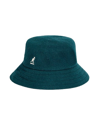 KANGOL Hat Dark green 70% Wool, 30% Modacrylic