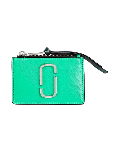 MARC JACOBS Portafoglio Verde Pelle