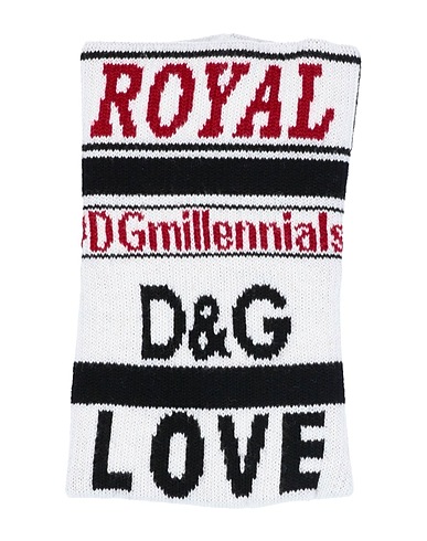 DOLCE&GABBANA Other accessory White 90% Virgin Wool, 5% Elastane, 5% Polyamide