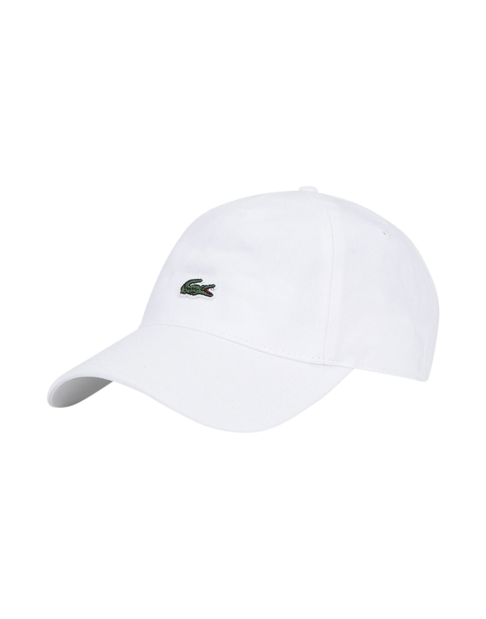 white lacoste hat