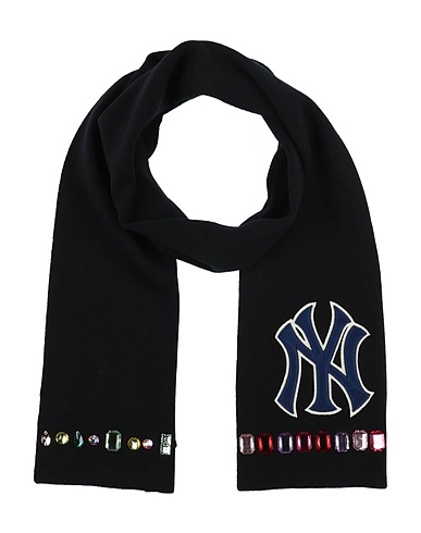 GUCCI Scarves and foulards Black 100% Wool, Polyester, Glass