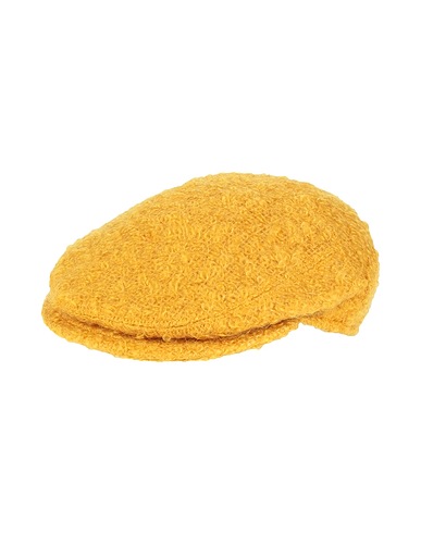 BORSALINO Cappello Giallo ocra 78% Lana mohair, 16% Lana, 6% Poliammide