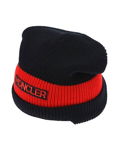 MONCLER Hat Black 100% Virgin Wool