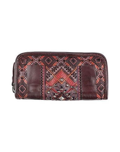 CAMPOMAGGI Wallet Chocolate brown Cowhide