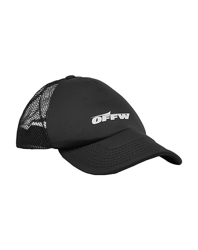 OFF-WHITE™ Hat Black 96% Polyester, 4% Polyurethane