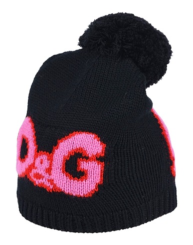 DOLCE&GABBANA Hat Black 87% Virgin Wool, 13% Cashmere