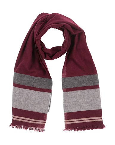 BRUNELLO CUCINELLI Scarves and foulards Burgundy 100% Cashmere